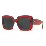 Hanukeii Unisex Fuerteventura Sonnenbrille, Rot, One Size