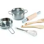 Hape E3137 - Kochset für Küchenchefs, Holzspielzeug