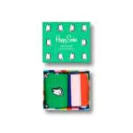 Happy Socks 2-Pack Dog Socks Set, farbenfrohe und fröhliche