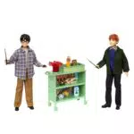 HARRY POTTER - Harry und Ron im Hogwarts-Express-Set mit über 10 Zubehörteilen