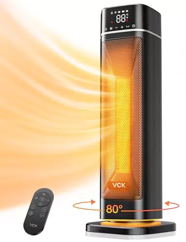 Heizlüfter Energiesparend, VCK 24" 12ft/s Schnelle