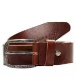 Herren Jack & Jones Ledergürtel JACPAUL Belt Echt Leder Jeans Hosen Gürtel
