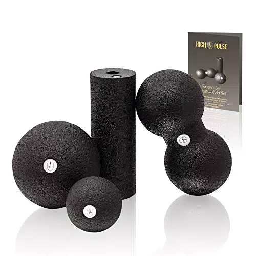 High Pulse Faszien Set inkl. 2X Mini Faszienrolle, 1x Faszienball