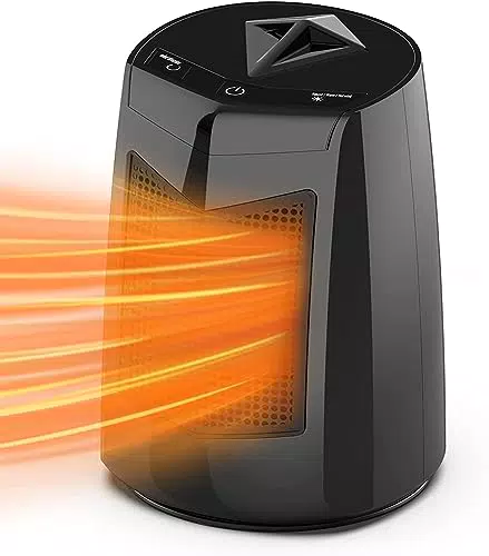 Hihhy Heizlüfter, Heizlüfter Energiesparend leise mit 3 Modi Elektroheizung