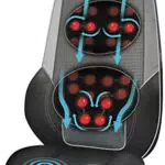HoMedics Massagesitzauflage Max 2.0 Premium Shiatsu Massageauflage als Nacken- und Rückenmassagegerät mit Wärmefunktion