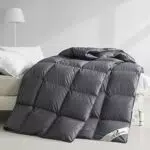 Homyrium Daunendecke 200x200 Ganzjahresdecke Komfort Bettdecke 200x200 Daunen Warm Federbett Federdecke - Oeko-TEX und RDS Zertifiziert