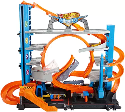 Hot Wheels Garage, Hot Wheels Hai Parkgarage inkl. 2 Spielzeugautos