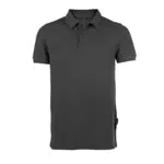 HRM Herren Heavy Polo, dunkelgrau, Gr. L I Premium Polo Shirt Herren aus 100% Baumwolle I Basic Polohemd bis 60°C waschbar I Hochwertige & nachhaltige Herren-Bekleidung I Workwear