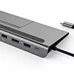 i-tec USB-C 4K Metal Docking Station 1x HDMI 1x VGA 1x DisplayPort 1x Ethernet GLAN 2X USB-A 3.0 1x USB-A 2.0 1x USB-C Power Delivery TB3 Kompatibel