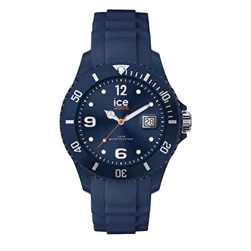 Ice-Watch - ICE forever Dark blue Bio - Blaue Herrenuhr mit Silikonarmband - 020340