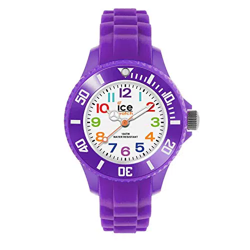 Ice-Watch - ICE mini Purple - Lila Mädchenuhr mit Silikonarmband - 000788