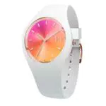 Ice-Watch - ICE sunset California - Weiße Damenuhr mit Silikonarmband - 015750