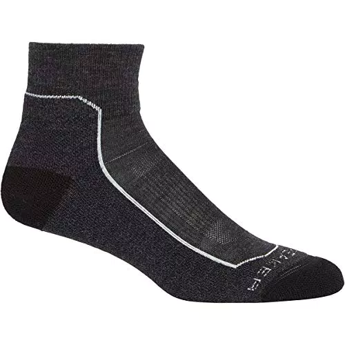 Icebreaker Merino Hike+ leichte Mini-Socken, Jet Heather