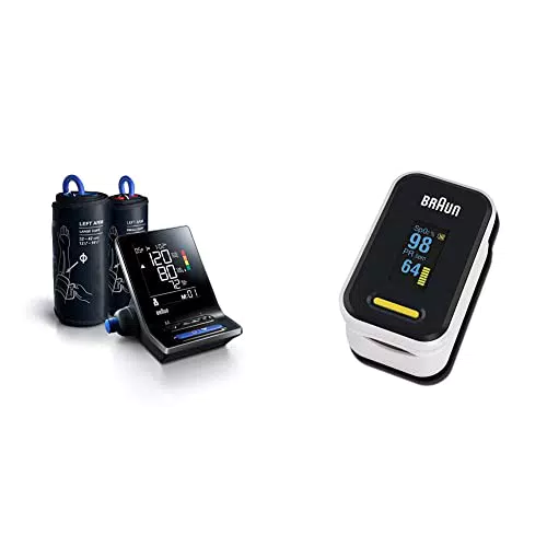 Ihr Herz zählt - Braun Pulsoximeter 1 und Braun ExactFit 5 Connect Intelligentes Blutdruckmessgerät