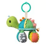 Infantino Go Gaga Turtle Mirror Pal, einfach am Autositz oder Kinderwagen zu befestigen