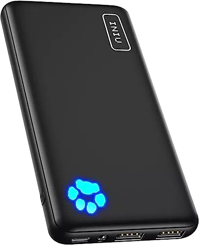 INIU Power Bank, Ultra Slim 10000mAh Powerbank Klein Aber Stark
