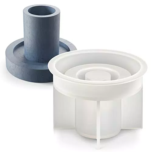 ISTOYO Silikonform Kerzenhalter, Beton Kerzenleuchter Silikonform