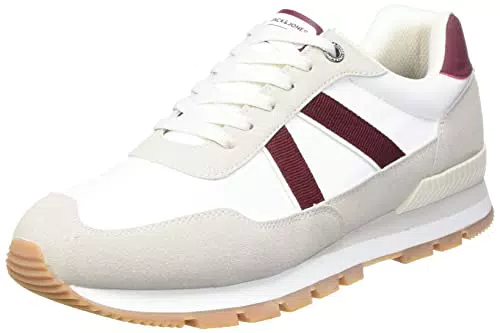 JACK & JONES Herren JFWREEVES Casual 2.0 Slipper, Moonbeam/Detail:Cabernet