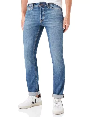 JACK & JONES Male Slim/Straight Fit Jeans Tim Original SBD 984
