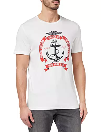 Jack & Jones Men's JPRBLUSAILOR SS Tee Crew Neck FST T-Shirt