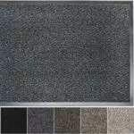 Jan Max Schmutzfangmatte - 5 Größen - Fußmatte für Innen und Außen - Sauberlaufmatte in dunkel grau anthrazit schwarz 40 x 60 cm