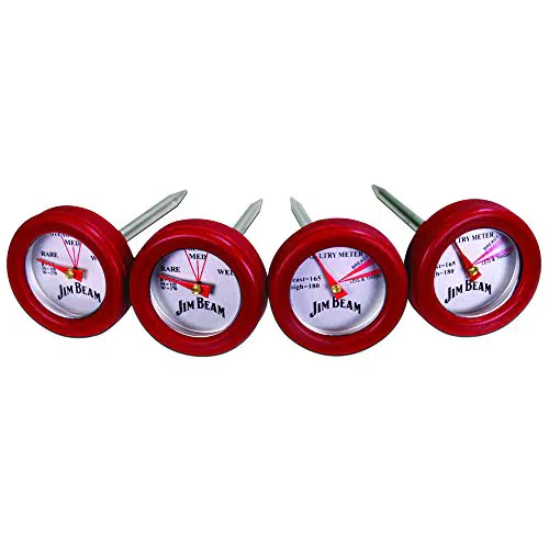 Jim Beam Grillbesteck / Grillzubehör Minithermometer Set