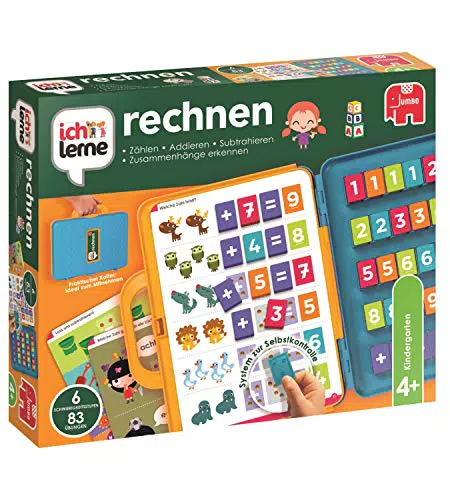 Jumbo Spiele Ich lerne rechnen - Lernspiel für Kinder ab 4 Jahren für 2 bis 4 Spieler