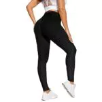 Justay Damen Sport Leggings, Damen Hohe Taille Boom Booty Leggings mit Bauchkontrolle Sporthose Fitnesshose Yoga Leggings für Damen