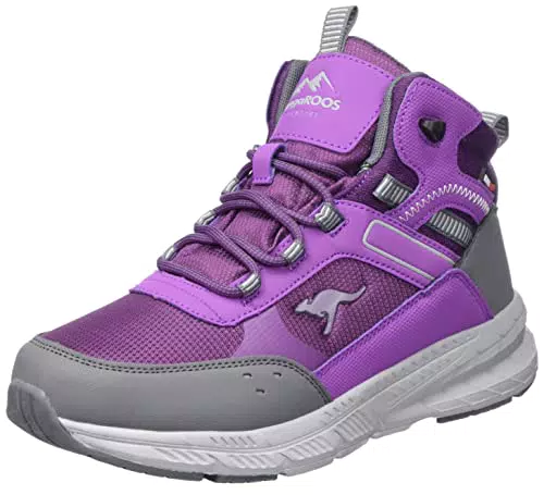 KangaROOS Unisex K-UO Take Mid RTX Wanderschuh, Grape/Steel Grey