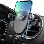 Kaome Handyhalterung für Runde lüftungen Mercedes Benz Handyhalterung Auto Lüftung Einhandbedienung Kratzschutz KFZ Handy Halterung für iPhone Samsung Galaxy Huawei