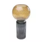 Kare Design Vase Marvelous Duo Amber, grau/gelb, Blumenvase