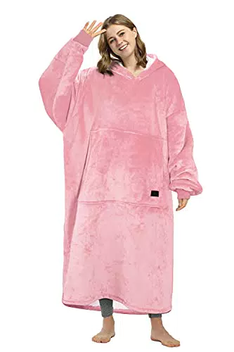 Kato Tirrinia Übergroße Lang Hoodie, Warme Sweatshirt Decke