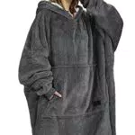 Kato Tirrinia Übergroße Warme Hoodie Sweatshirt Decke