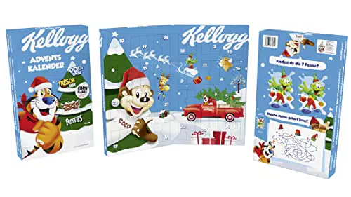 Kellogg´s Frühstücks-Adventskalender-Buch BLAU