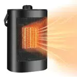 Keramik Heizlüfter Energiesparend, 1500W Heizungslüfter Elektroheizung Leise 2s Schnellheizung mit Überhitzungsschutz Klein Elektrisch Heitz Lüfter 3 Modi Elektro-Heizung Für Wohnräume Büro