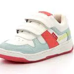 KICKERS Jungen Unisex Kinder KALIDO Sneaker, Blanc Rose BLEU
