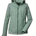 Killtec Damen Softshelljacke/Outdoorjacke mit abzippbarer Kapuze KOS 90 WMN SFTSHLL JCKT; hell pistazie