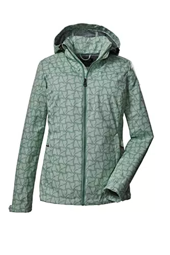Killtec Damen Softshelljacke/Outdoorjacke mit abzippbarer Kapuze KOS 90 WMN SFTSHLL JCKT; hell pistazie