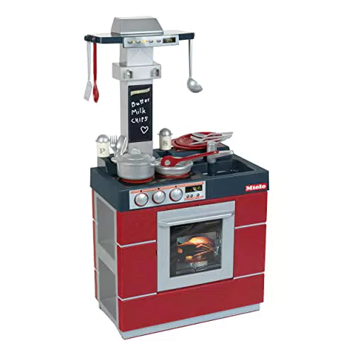 Klein Theo 9044 Miele Küche Kompakt, Kinder-Spielküche mit Ofen