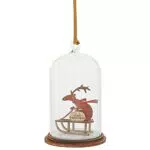 Kloche Special Delivery Ornament, Multicoloured, small