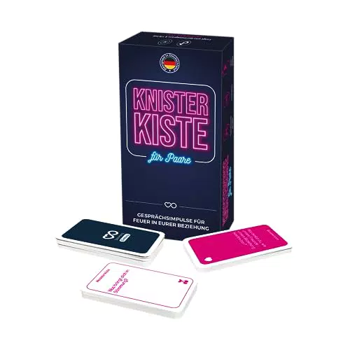 Knisterkiste - Spiel für Paare zu zweit - Gesellschaftsspiel Erwachsene - Pärchen Geschenke für Frauen & Männer - Valentinstag