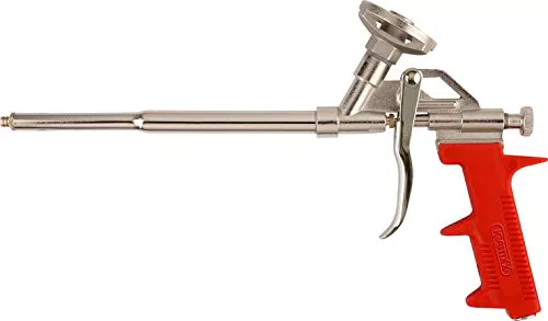 kwb PU-Bauschaumpistole aus Metall, Profi-Dosierpistole mit ergonomischem Kunststoffgriff