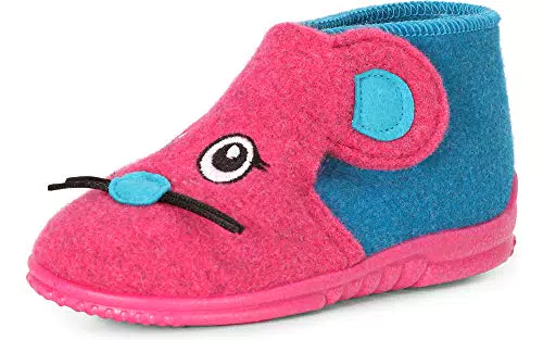 Ladeheid Kinder Mädchen Jungen Hausschuhe aus Filz LA-606