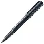 LAMY AL-star Füllhalter 071 Füller aus Aluminium in der Farbe Schwarz mit transparentem Griffstück und Stahlfeder ..