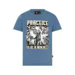 LEGO Jungen Ninjago Lwtaylor 330 T-Shirt, 612 Faded Blue