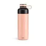 Lékué Thermosflasche aus Edelstahl, Korallenrot, 500 ml