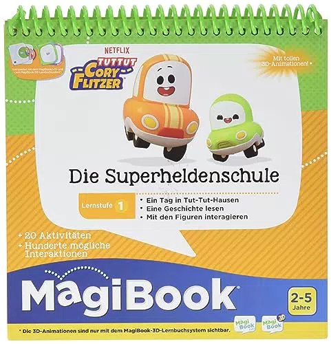 Lernstufe 1 - Tut Tut Cory Flitzer: Die Superheldenschule - Vtech 80-462504 Lernbuchsystem