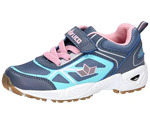 Lico Salford VS Sneaker, grau/rosa/türkis