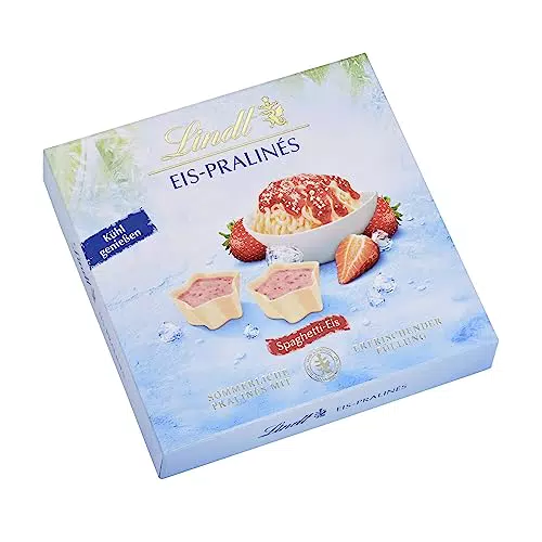 Lindt Schokolade - Sommer Spaghetti-Eis Pralinés, 80 g