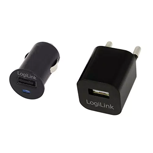 LogiLink PA007B-Reiseadapter Set schwarz